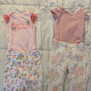 2 sets of Kyle & Deena outfits 0-3 months